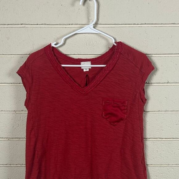 Anthropologie Postcard Red Tee size XS - Picture 6 of 8